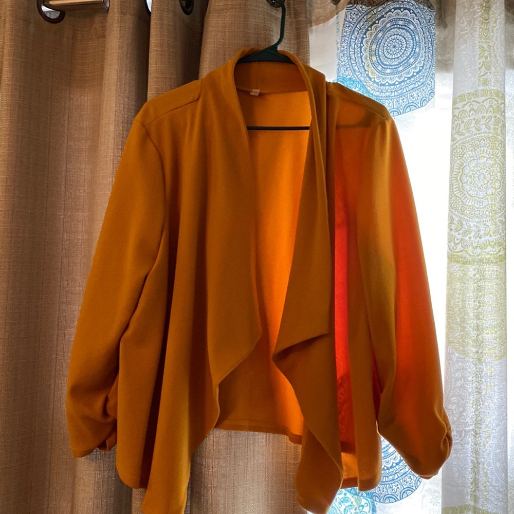 Yellow cardigan / jacket